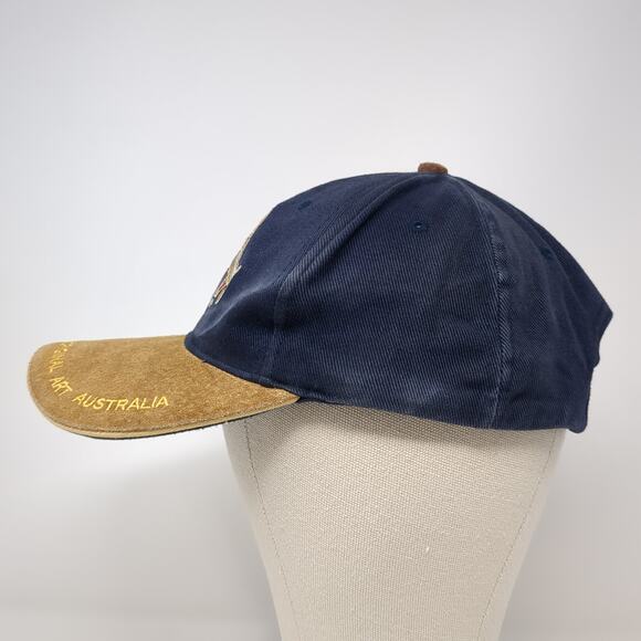 Aboriginal Art Australia Strapback Baseball Cap Blue One Size Creative Products - Picture 3 of 10